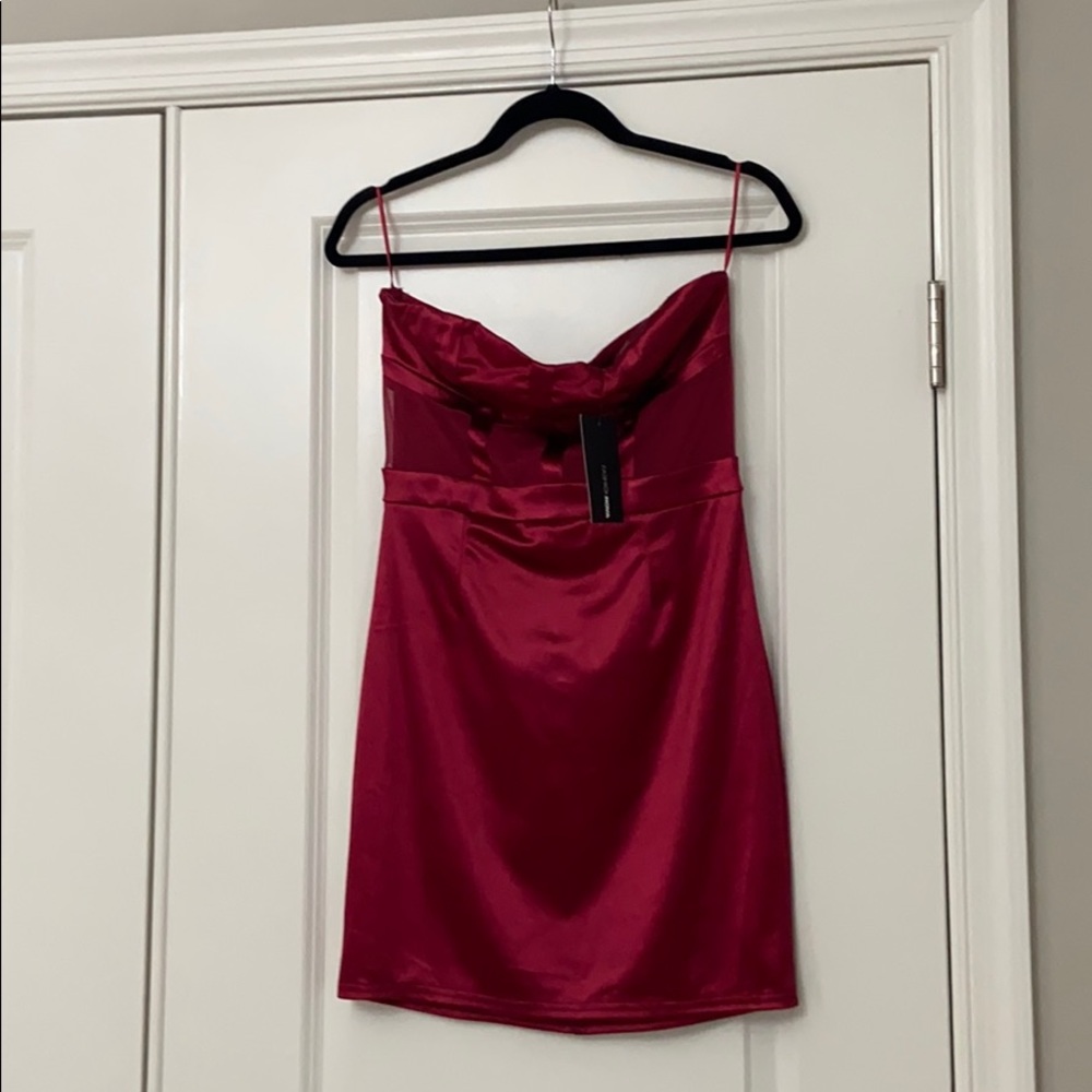 Satin Red dress
